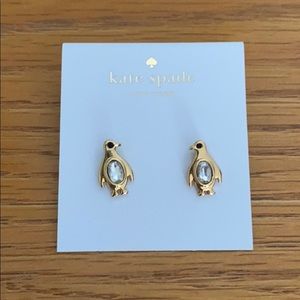 Kate Spade Fancy Penguin Earrings